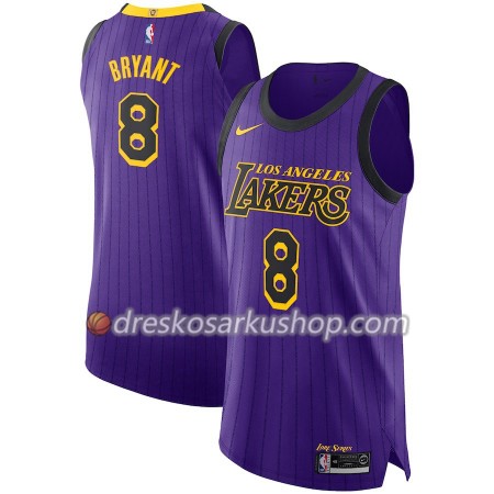 Muški NBA Dres Los Angeles Lakers Kobe Bryant 8 Nike 2018-19 City Edition Ljubičasta Swingman